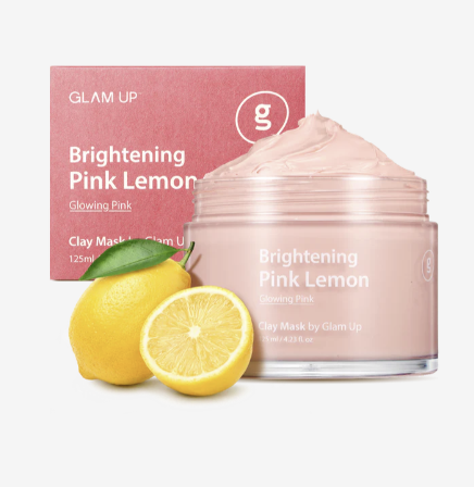 GLAM UP Brightening Pink Lemon Clay Mask