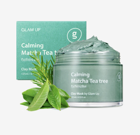 GLAM UP Calming Matcha Tea Tree Clay Mask