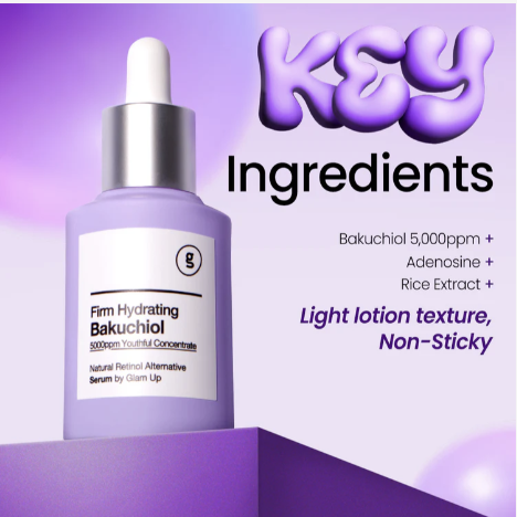 GLAM UP Firm Hydrating Bakuchiol Serum