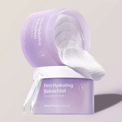 GLAM UP Firm Hydrating Bakuchiol Toner Pad