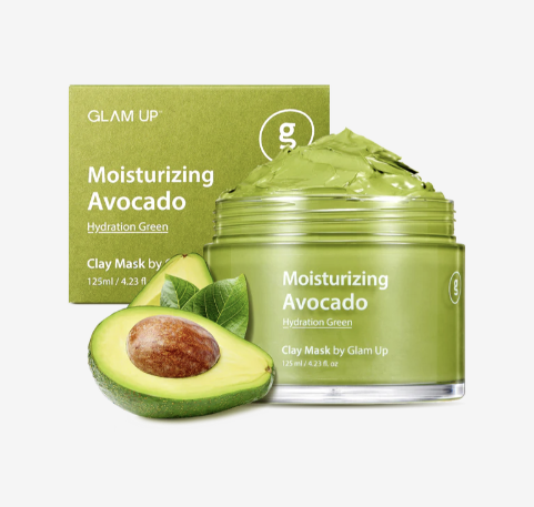 GLAM UP Moisturizing Avocado Clay Mask