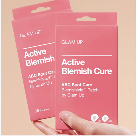 GLAM UP Hydrocolloid Acne Pimple Zit Patches (2 Pack)