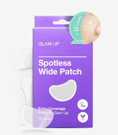 GLAM UP Spotless Wide Hydrocolloid Patch (12 patches)